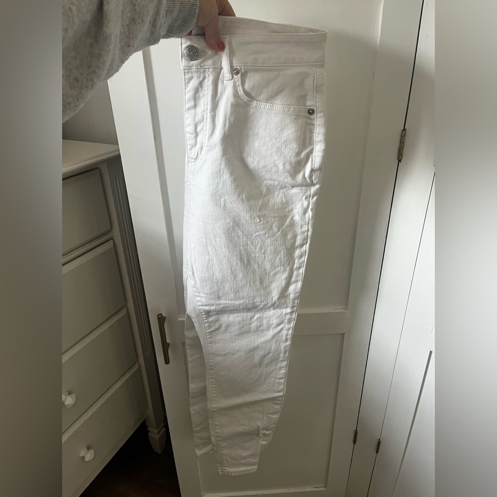 Loft White Jeans